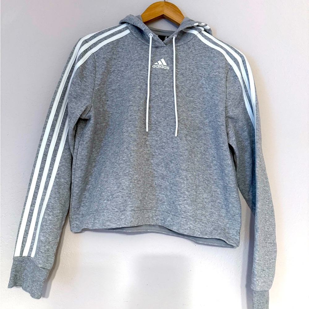 Adidas cropped hoodie